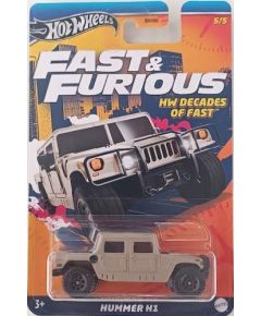 Mattel Hot Wheels Fast  Furious: HW Decades of Fast - Hummer H1 Vehicle (HRW45)