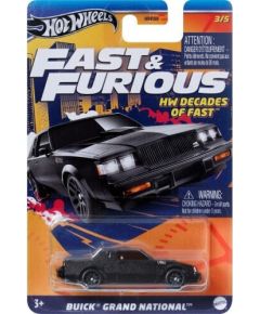 Mattel Hot Wheels Fast  Furious: HW Decades of Fast - Buick Grand National Vehicle (HRW43)