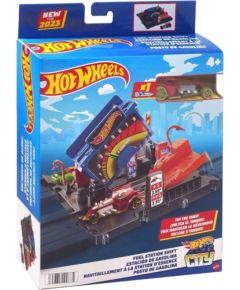 Mattel Hot Wheels City - Fuel Station Shift Track Set (HKX45)