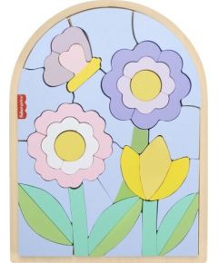 Mattel Fisher-Price: Wooden Flower Puzzle Blocks (HXT97)