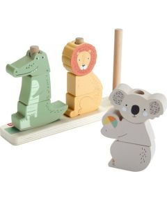 Mattel Fischer-Price: Wooden Stack  Sort Animals (HXV04)