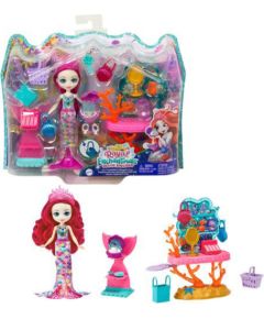 Mattel Enchantimals Royals: Ocean Kingdom - Ocean Treasures Shop (Milagra Mermaid  Scallop) Mermaid Set (HCF71)