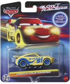 Mattel Disney Cars: Glow Racers - Dinoco Cruz Ramirez Vehicle (HPG81)