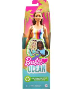 Mattel Barbie: Loves The Ocean - Coloured Brunette Doll (GRB38)