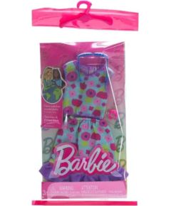 Mattel Barbie: Fashion Pack - Turquoise Skirt And Top With Flowers (HRH39)