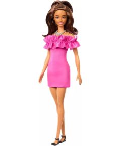 Mattel Barbie: 65 Inspiring Stories 1997 - Fashionistas Doll with Brown Hair  Pink Dress (HRH15)