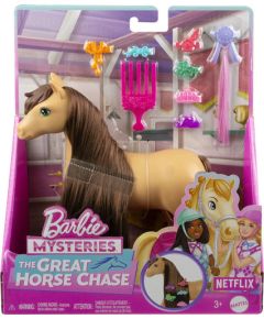 Mattel Barbie Mysteries: The Great Horse Chase - Brown Pony with Brunette Ponytail  (HXJ37)