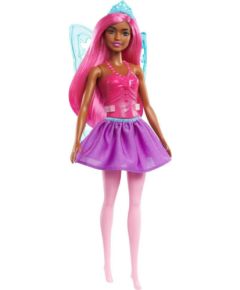 Mattel Barbie Fairy Ballet Dancer - Purple Hair Dark Skin Doll (GXD60)