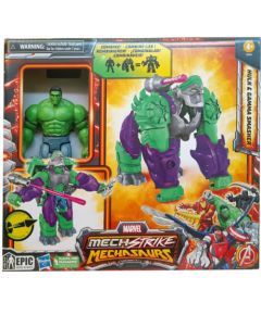 Hasbro Marvel: Mech Strike Mechasaurus - Hulk  Gamma Smasher Action Figures (F6600)