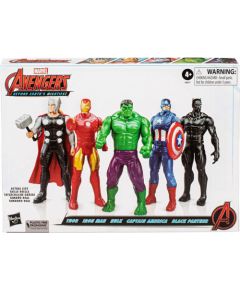 Hasbro Marvel Avengers: Beyond Earths Mightiest - Thor / Iron Man / Hulk / Captain America / Black Panther Action Figure Set (5 Pack) (F8677)