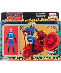 Hasbro Fans Marvel Legends: Retro Collection - Ghost Rider Action Figure  Motorcycle (10cm) (F6544)