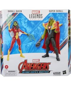 Hasbro Fans Marvel Avengers: Legends Series (60th Anniversary) - Beyond Earths Mightiest - Skrull Queen  Super-Skrull Action Figures (F7085)