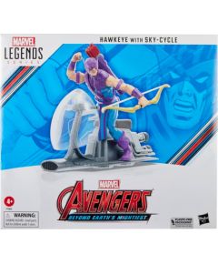 Hasbro Fans Marvel Avengers: Legends Series (60th Anniversary) - Beyond Earths Mightiest - Hawkeye with Sky-Cycle Action Figure  Vehicle (Excl.) (F7063)