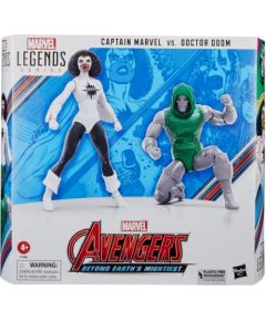 Hasbro Fans Marvel Avengers: Legends Series (60th Anniversary) - Beyond Earths Mightiest - Captain Marvel Vs. Doctor Doom Action Figures (15cm) (F7086)