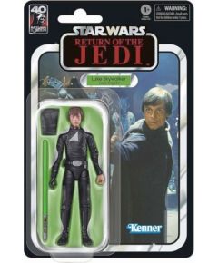 Hasbro Fans Disney Star Wars 40th Return of the Jedi: The Black Series: Luke Skywalker (Jedi Knight) Action Figure (15cm) (F7080)