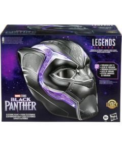 Электронный игровой шлем Black Panther серии Marvel Legends с линзами с подсветкой/вверх (F3453)