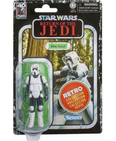 Hasbro Fans - Disney Star Wars: Return of the Jedi Retro Collection - Biker Scout Action Figure (10cm) (F7279)