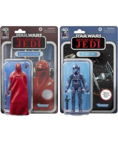 Hasbro Fans - Disney Star Wars The Black Series: Return of the Jedi Carbonized Collection - Emperor’s Royal Guard  TIE Fighter Pilot (15cm) Action Figures (F7011)