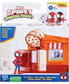 Hasbro Disney Junior Marvel: Spidey and His Amazing Friends - City Blocks Pizza Parlor Playset (F8360)