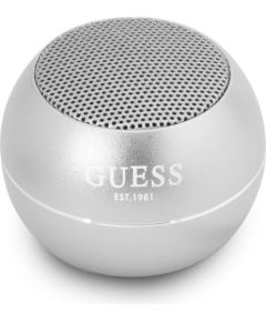 Guess Mini Bluetooth Speaker 3W 4H Silver