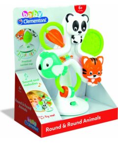 Clementoni AS Baby Clementoni - Round  Round Animal Carousel (1000-17261)