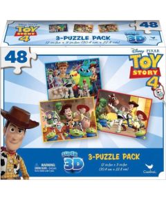 Spin Master Toy Story 4 - 3 Puzzle PackSuper Super 3D (Lenticula) (48pcs x 3) (6052966)