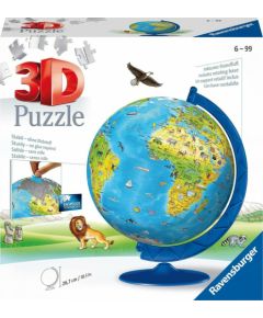 Ravensburger 3D Puzzle: Childrens World Globe (180 pcs) (12338)