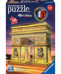 Ravensburger 3D Puzzle: Arc De Triomphe Night Edition (216pcs) (12522)