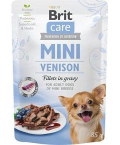 Brit Brit Care Mini Pouch VENISON -Mokra karma dla psa - 85g