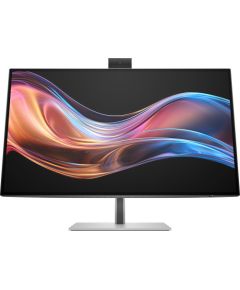 Monitor HP HP 727pm - Series 7 Pro - LED-Monitor - 68.6 cm (27") - 3840 x 2160 4K @ 60 Hz - IPS Black - 400 cd/m2 - 2000:1 - DisplayHDR 400 - 5 ms - Thunderbolt 4, HDMI, DisplayPort - Lautsprecher - Schwarz, Silber