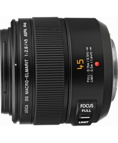 Panasonic Leica DG Macro-Elmarit 45мм f/2.8 ASPH MEGA O.I.S., черный