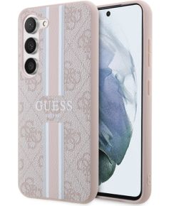 Guess GUHCS23SP4RPSP S23 S911 różowy|pink hardcase 4G Printed Stripe