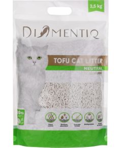 DIAMENTIQ Żwirek Tofu zbrylający 2,5 kg NATURALNY