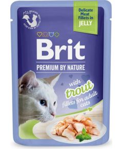 BRIT Premium Trout Fillets in Jelly - wet cat food - 85g