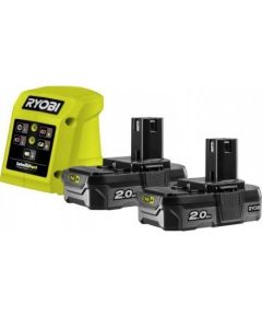 Ryobi ZESTAW STARTOWY 18V 2*2.0AH + ÅADOWARKA