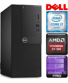 DELL 3050 Tower i7-7700 8GB 512SSD M.2 NVME RX550 4GB WIN10Pro