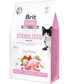 BRIT Care Grain-Free Sterilized Sensitive - dry cat food - 400 g