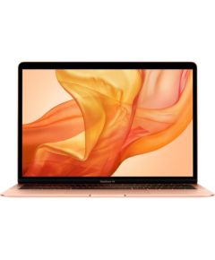 Apple MacBook Air 2018 Retina 13" - Core i5 1.6GHz / 8GB / 256GB SSD - Gold (Atjaunināts, stāvoklis labi)