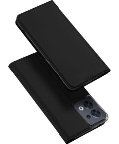 Dux Ducis   Dux Ducis Skin Pro case for Oppo Reno 8 flip cover card wallet stand black