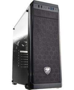 COUGAR | MX330-G | PC Case | Mid Tower / Mesh Front Panel / 1 x 120mm Fan / TG Left Panel