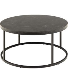 Coffee table SPIRO D80xH40cm, black