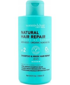 SOMNIS&HAIR_Natural Hair Repair Shampoo& Mask szampon i maska do włosów 250ml