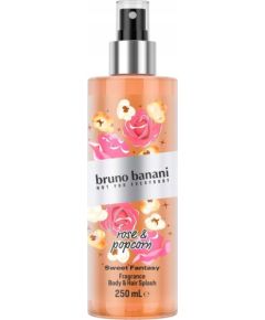 BRUNO BANANI Fragrance Body & Hair Spray Rose Popcorn 250ml