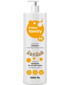 HAPPY FAMILY_Naturalny szampon do każdego rodzaju włosów 1000ml