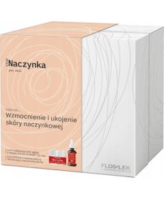 FLOSLEK_SET Stop Naczynka krem odżywczy do twarzy 50ml + koncentrat do twarzy redukujący przebarwienia 30ml