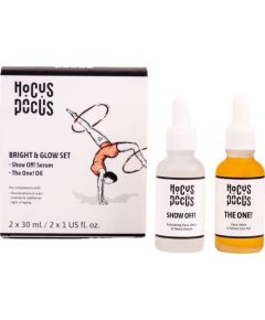 HOCUS POCUS_SET Bright&Glow Show Off! serum do twarzy 30ml + The One! olejek pielęgnujący 30ml