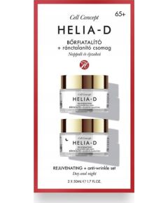 HELIA-D_SET Cell Concept Rejuvenating + Anti-Wrinkle 65+ przeciwzmarszczowy krem na dzień + krem na noc 2×50 ml