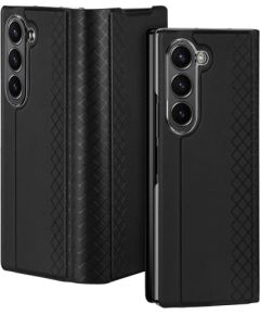 Dux Ducis   Dux Ducis Brill leather case for Samsung Galaxy Z Fold 6 with flap and card slot - black