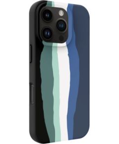 Evelatus Apple  iPhone 16 Pro Max Silicone Case milti-colored magsafe Aura Blue