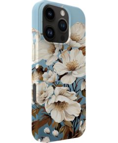 Evelatus Apple  iPhone 16 Pro Max Slim Shell with Magsafe customized print design Flower Blue